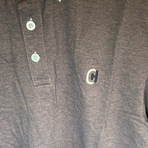 NWT-Classic Brown Polo Shirt with Embroidered Detail - Picture 6 of 10